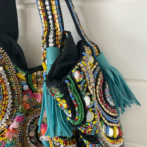 Multicoloured Beaded Bag - Picture 5 of 8